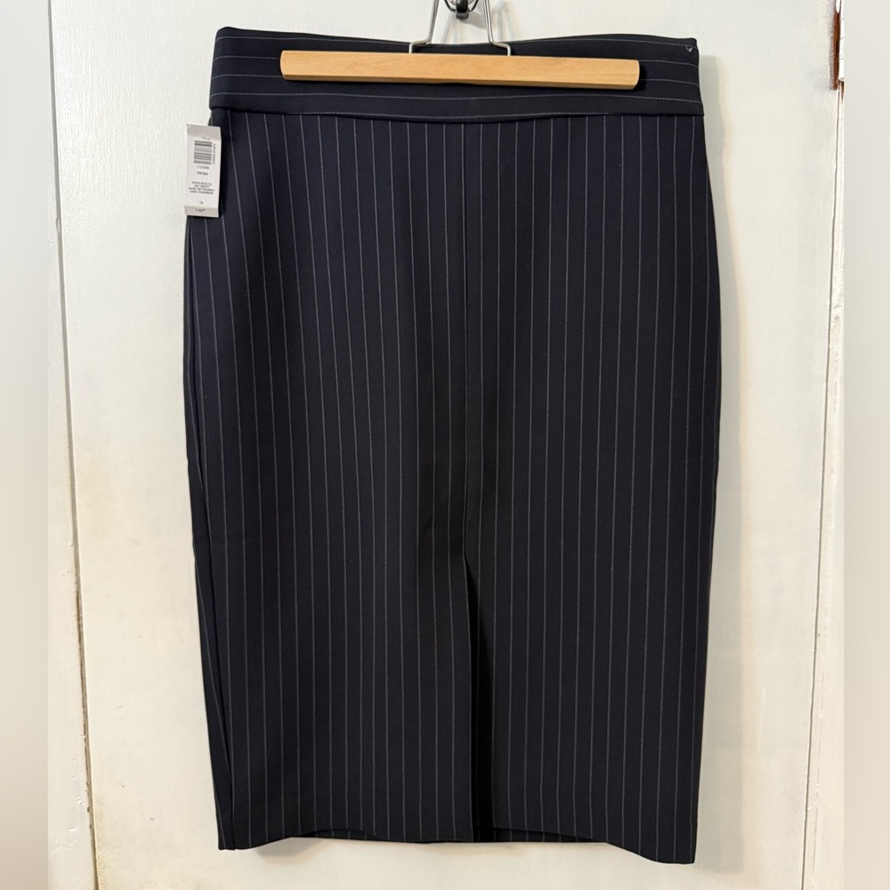 Babaton Black Pinstripe Skirt